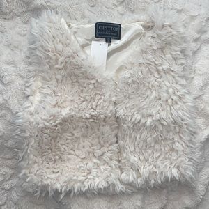 Faux fur vest